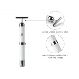 Ion Beauty Bar Massager with Microcurrent Technology EM-500