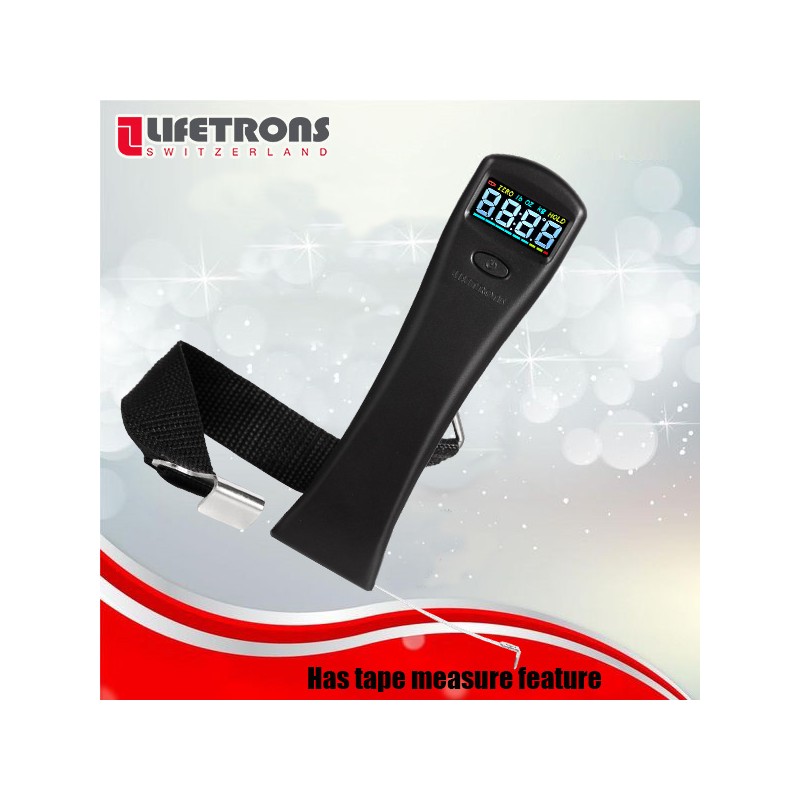 Lifetrons DIGITAL COLOR DISPLAY LUGGAGE SCALE Has tape measure feature FG-6020