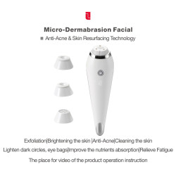 Lifetrons CM-300 Microcrystal Skin Firming and Rejuvenation Device｜Deep Exfoliation・Vacuum Blackhead and Pimple Removal
