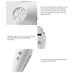 Lifetrons CM-300 Microcrystal Skin Firming and Rejuvenation Device｜Deep Exfoliation・Vacuum Blackhead and Pimple Removal