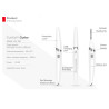 【2-in-1 Dual Effect Eyelid Enhancer】Lifetrons EE-100 Eyelash Curler | Heat Curling + Negative Ion Eye Serum Infusion