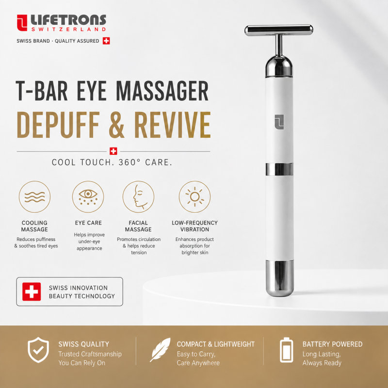 Ion Beauty Bar Massager with Microcurrent Technology EM-500