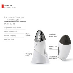 【Pore Savior】Lifetrons CM-400AS 2-in-1 Cleansing and Micro-Vibration Infusion Device
