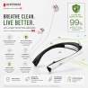 Lifetrons Portable Air Cleaner with DrumBass Wireless Headset