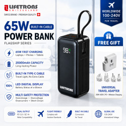 Lifetrons 20000mAh PD 65W...