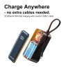 Lifetrons 20000mAh PD 65W Power Bank with Built-in Cables & Digital Display | Fast Charging