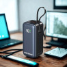 Lifetrons 20000mAh PD 65W Power Bank with Built-in Cables & Digital Display | Fast Charging