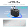 Lifetrons 45W GaN Universal Travel Adapter | Fast Charging