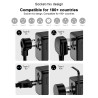 Lifetrons Universal Travel Adapter | All-in-One Plug | Multi-Port Output | Universal Charger for Phones and Cameras